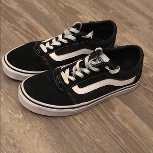 VANS skate sneakers black, size 8